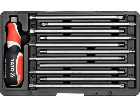 YATO - WKRĘTAK Z WYMIENNYMI KOŃC. 22w1 - YT-2797
