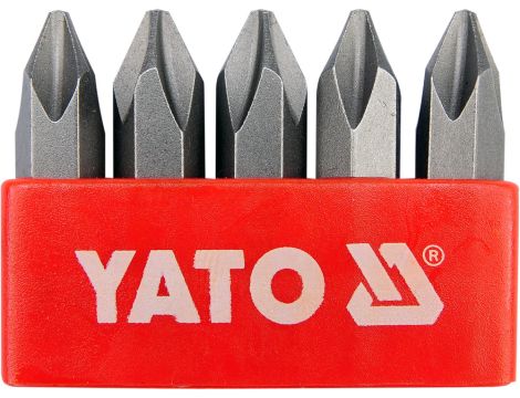 YATO - KOŃCÓWKA WKRĘTAKÓW UDAR. PH2 5/16" 5SZT - YT-2810 - 2
