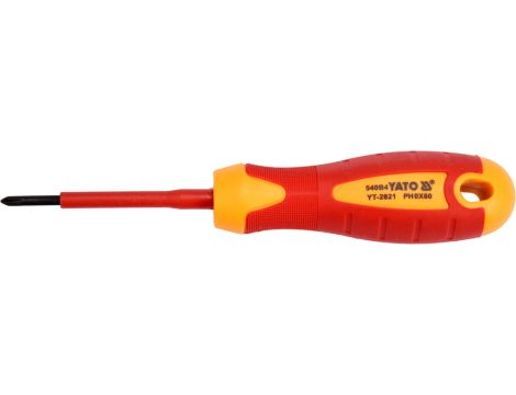 YATO - WKRĘTAK IZOLOWANY 1000V PH0 X 60MM - YT-2821