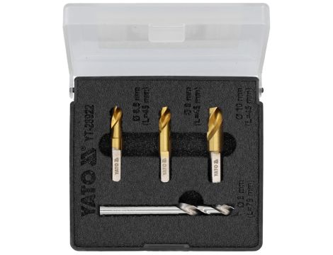 YATO - ZESTAW WIERTEŁ DO ZGRZEWÓW PUNKTOWYCH - YT-28922