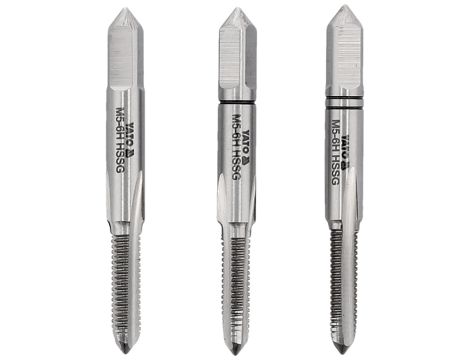 YATO - GWINTOWNIK RĘCZNY M5 3SZT HSS - YT-2932