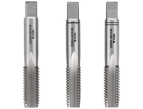 YATO - GWINTOWNIK RĘCZNY M14 / 3SZT HSS M2 - YT-2940