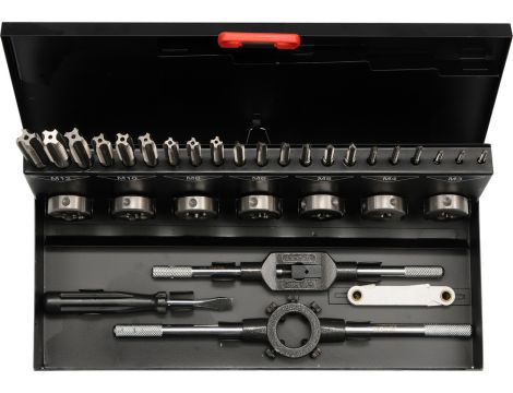 YATO - ZESTAW GWINTOWNIKÓW I NARZY M3-M12 32 CZ - YT-2975 - 2