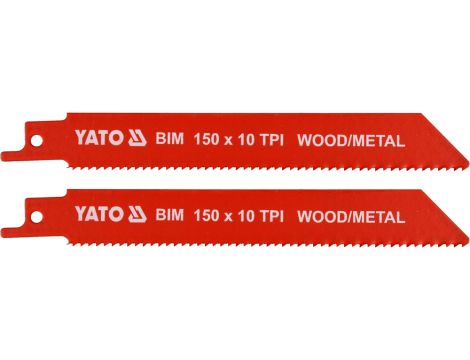 YATO - BRZESZCZOTY  BIM 150MM 10TPI 2SZT - YT-33930