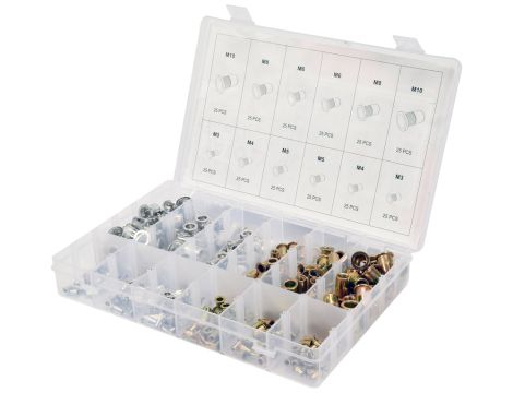 YATO - ZESTAW NITON. MIX STAL,ALU M3-M10 300SZT - YT-36480 - 2