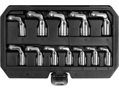 YATO - KLUCZE PRZEGUBOWE OCZKOWE OTWARTE 12CZ. - YT-38550