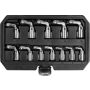 YATO - KLUCZE PRZEGUBOWE OCZKOWE OTWARTE 12CZ. - YT-38550 - 2