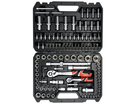 YATO - ZESTAW NARZĘDZIOWY 1/2" 108 CZĘŚCI L - YT-38791