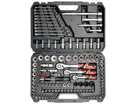 YATO - ZESTAW NARZĘDZIOWY 1/2" 120CZ. XL - YT-38801