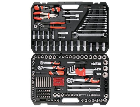 YATO - ZESTAW NARZĘDZIOWY 1/2" 225CZ. XXL - YT-38941