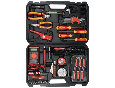 YATO - ZESTAW NARZĘDZI DLA ELEKTRYKÓW 68CZ. - YT-39009