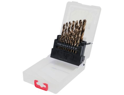 YATO - ZESTAW WIERTEŁ DO METALU CO-HSS 19 SZT. - YT-41604