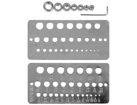 YATO - SPRAWDZIAN DO ŚREDNIC I OGRANICZNIKI GŁĘ - YT-44095