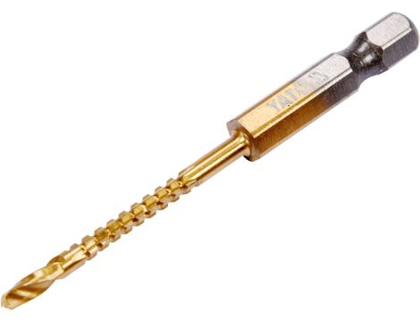 YATO - WIERTŁO FREZ DO METALU 3,0MM HSS-TiN HEX - YT-44820 - 2