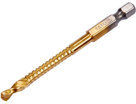 YATO - WIERTŁO FREZ DO METALU 5,0MM HSS-TiN HEX - YT-44822 - 2