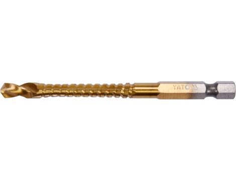 YATO - WIERTŁO FREZ DO METALU 6,0MM HSS-TiN HEX - YT-44823