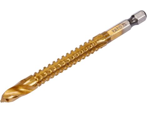 YATO - WIERTŁO FREZ DO METALU 8,0MM HSS-TiN HEX - YT-44826 - 2