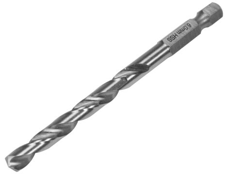 YATO - WIERTŁO DO METALU HSS 6542 6,0MM HEX - YT-44872 - 2
