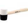 YATO - MŁOTEK GUM.CZARNO-BIAŁY Z DREWN.R.580G - YT-4603 - 3