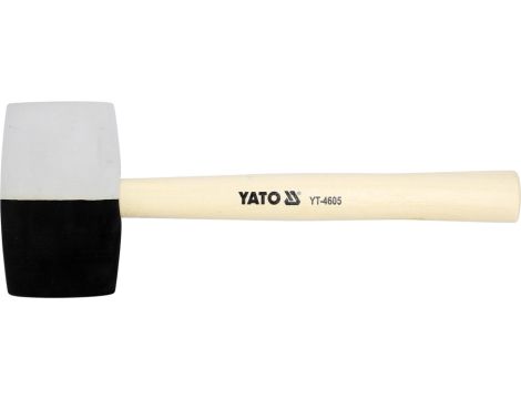 YATO - MŁOTEK GUM.CZARNO-BIAŁY Z DREWN.R.980G - YT-4605