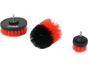 YATO - ZESTAW SZCZOTEK NA WIERTARKĘ 3SZT HEX - YT-47553