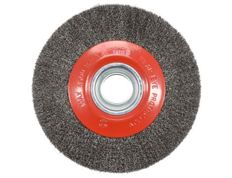 YATO - SZCZOTKA TARCZOWA 200MM ⌀32MM INOX - YT-47555