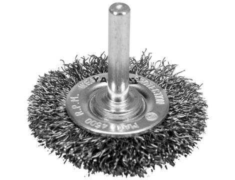 YATO - SZCZOTKA TARCZOWA Z TRZPIENIEM 50MM INOX - YT-47565