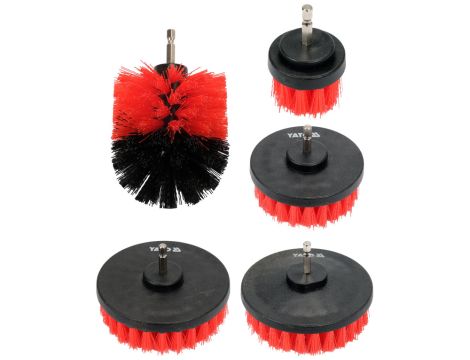 YATO - ZESTAW SZCZOTEK NA WIERTARKĘ 5SZT HEX - YT-47777