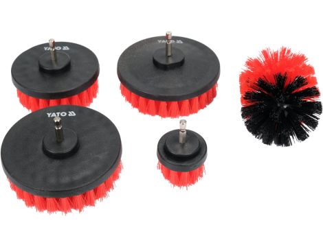 YATO - ZESTAW SZCZOTEK NA WIERTARKĘ 5SZT HEX - YT-47777 - 2