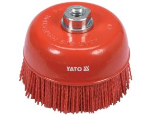 YATO - SZCZOTKA TARCZOWA 125MM M14 NYLON RED - YT-47787