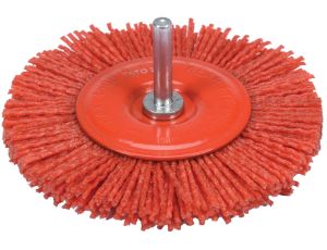 YATO - SZCZOTKA TARCZOWA  TRZPIEŃ 100MM NYLON - YT-47792