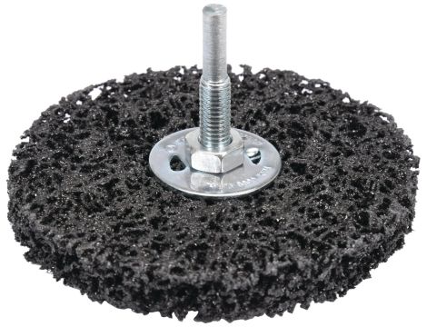 YATO - SZCZOTKA TARCZOWA 100MM Z TRZPIENIEM - YT-47802