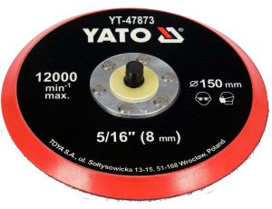 YATO - TALERZ POLERSKI 150MM Z RZEPEM, 5/16 - YT-47873
