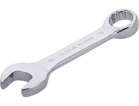 YATO - KLUCZ PŁASKO-OCZKOWY KRÓTKI 15MM - YT-4908 - 2