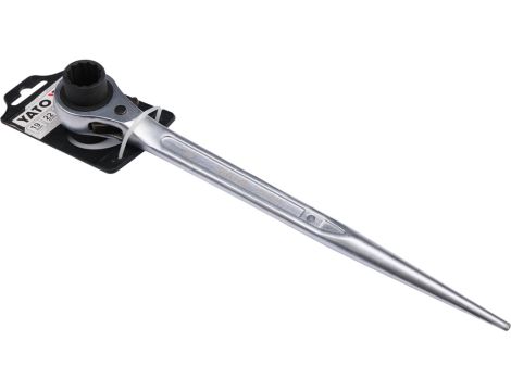 YATO - DWUSTR.KLUCZ NASADKOWY Z GRZECHOT19x22MM - YT-4937 - 4