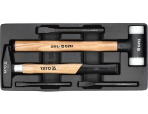 YATO - WKŁAD DO SZUFLADY MŁOTKI PRZECINAKI 5CZ. - YT-5540