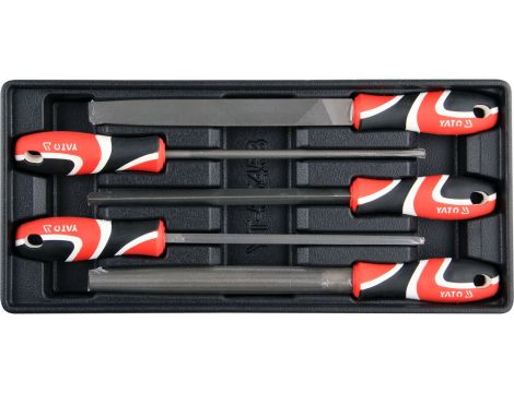 YATO - WKŁAD DO SZUFLADY ZESTAW PILNIKÓW 5CZ. - YT-55453