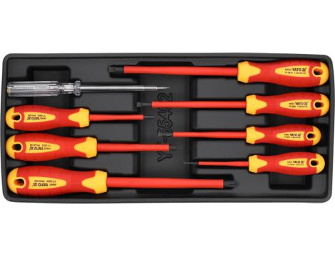 YATO - WKŁAD DO SZUFLADY WKRĘTAKI IZOLOW. 8CZ. - YT-55462