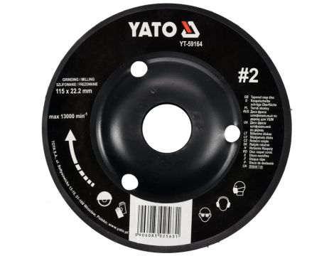 YATO - TARNIK SKOŚNY 115mm NR2 - YT-59164