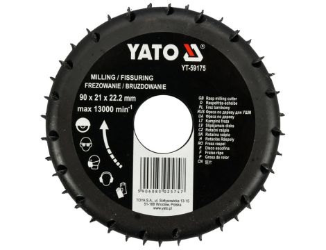 YATO - FREZ TARNIK 90mm - YT-59175
