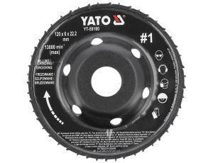 YATO - FREZ TARNIK PEŁNY WYPUKŁY 120X6 NR1 - YT-59180