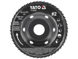 YATO - FREZ TARNIK PEŁNY WYPUKŁY 120X6 NR2 - YT-59181