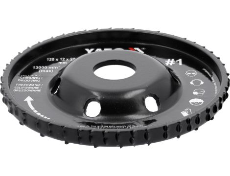 YATO - FREZ TARNIK PEŁNY WYPUKŁY 120X12 NR1 - YT-59182 - 3