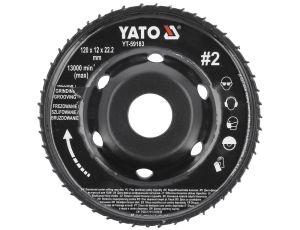 YATO - FREZ TARNIK PEŁNY WYPUKŁY 120X12 NR2 - YT-59183