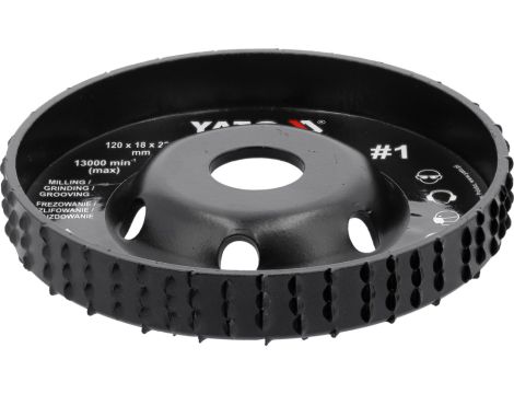 YATO - FREZ TARNIK PEŁNY WYPUKŁY 120X18 NR1 - YT-59184 - 3