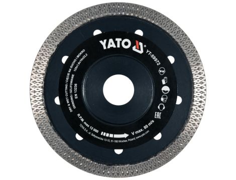 YATO - TARCZA 125MM DO CIĘCIA CERAMIKI - YT-59972