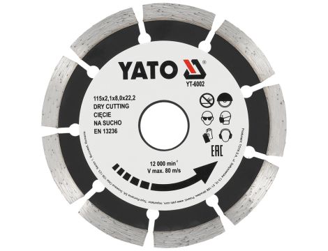 YATO - TARCZA DIAMENTOWA "SEGMENT" - HS 115MM - YT-6002