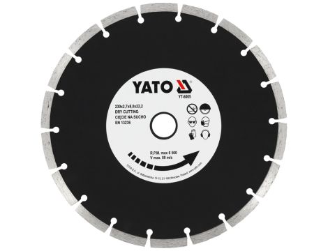 YATO - TARCZA DIAMENTOWA "SEGMENT" - HS 230MM - YT-6005