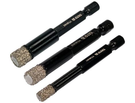 YATO - ZESTAW DIAMENTOWYCH WIER DO GRESU 3SZT. - YT-60409 - 2