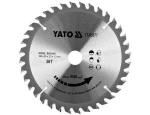 YATO - TARCZA TCT DO DREWNA 160X36TX20MM - YT-60577
